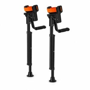 Vatocare walking cane or crutch mobility aid alternate product view 3, designed with daily-use setup for stable gait support