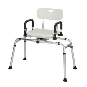Vatocare bathroom shower chair primary product view, designed with stable frame for reduced-slip bathing support