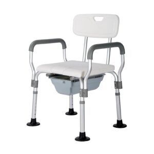 Alternate product view 3 of a Vatocare bathroom shower chair with home-care construction for safer seated bathing