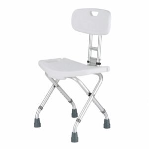 Vatocare bathroom shower chair, alternate product view 3, highlighting supportive structure for stable bathroom support