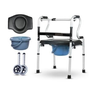 Vatocare mobility walker or rollator, alternate product view 5, with easy-care construction for independent walking support