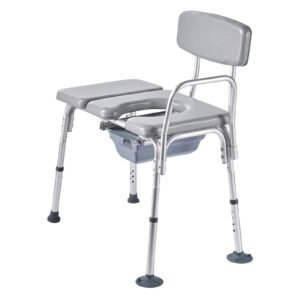 Primary product view of a Vatocare bedside commode chair with home-care construction for home-care toileting needs