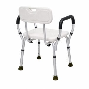 Vatocare bathroom shower chair, alternate product view 3, highlighting accessible care design for accessible shower care