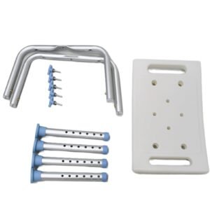 Vatocare bathroom shower chair shown in alternate product view 3, featuring clear functional design for safer seated bathing