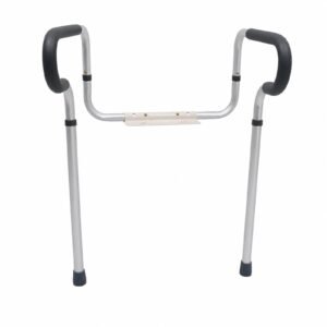 Alternate product view 2 of a Vatocare toilet safety rail with durable support for safer toilet transfers