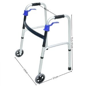 Clear close-up detail 1 of a Vatocare mobility walker or rollator with durable support for everyday mobility support