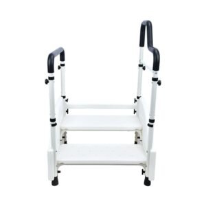 Vatocare adjustable bed safety rail shown in alternate product view 2, featuring clear functional design for fall-prevention support