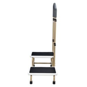 Vatocare adjustable bed safety rail, alternate product view 2, highlighting home-care construction for fall-prevention support