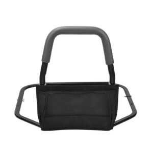 Vatocare adjustable bed safety rail, alternate product view 2, highlighting supportive structure for stable bedside support