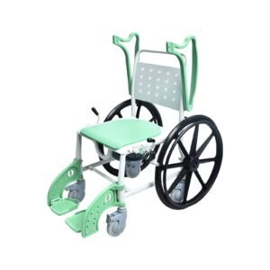 Vatocare bedside commode chair, alternate product view 4, highlighting user-friendly details for safer toileting support