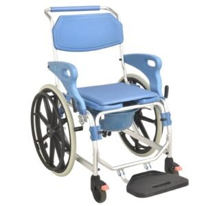 Vatocare bedside commode chair alternate product view 2, designed with mobility-focused design for home-care toileting needs