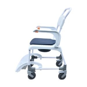 Alternate product view 4 showing a Vatocare bedside commode chair with supportive structure for home-care toileting needs