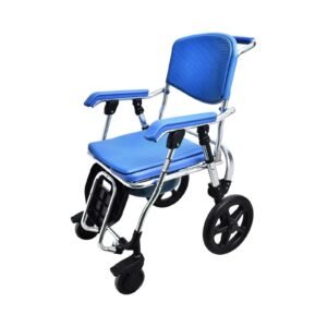 Vatocare bedside commode chair, primary product view, with clear functional design for safer toileting support