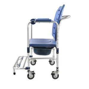 Vatocare bedside commode chair, alternate product view 4, highlighting accessible care design for daily hygiene assistance