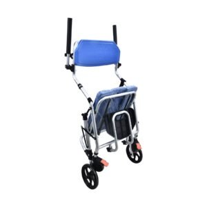 Alternate product view 2 of a Vatocare bedside commode chair with supportive structure for stable seated toileting