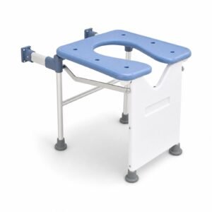 Vatocare bedside commode chair alternate product view 3, designed with daily-use setup for daily hygiene assistance