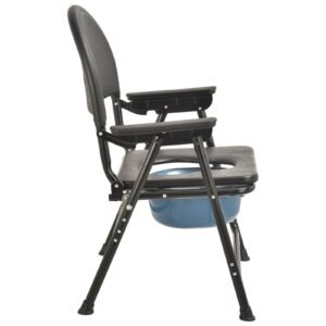 Alternate product view 5 of a Vatocare bedside commode chair with practical construction for accessible bathroom care