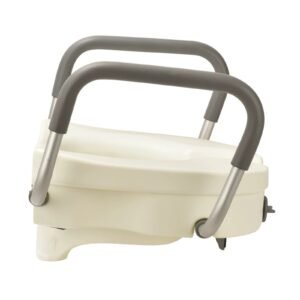 Vatocare bedside commode chair, alternate product view 3, with daily-use setup for home-care toileting needs