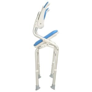 Vatocare bathroom shower chair, alternate product view 2, with care-focused design for reduced-slip bathing support