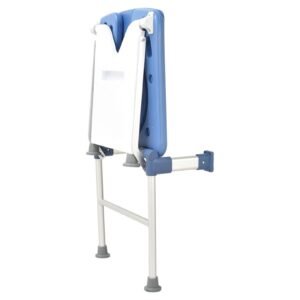 Vatocare bathroom shower chair, primary product view, highlighting stable frame for accessible shower care