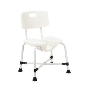 Vatocare bathroom shower chair primary product view, designed with user-friendly details for stable bathroom support