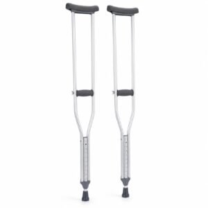 Vatocare walking cane or crutch mobility aid, alternate product view 2, with supportive structure for rehabilitation mobility