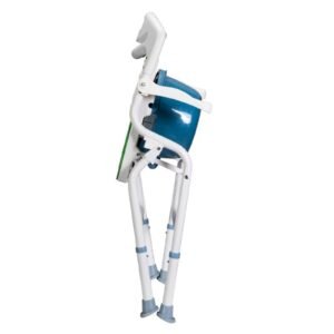 Vatocare bedside commode chair, alternate product view 3, highlighting clear functional design for safer toileting support