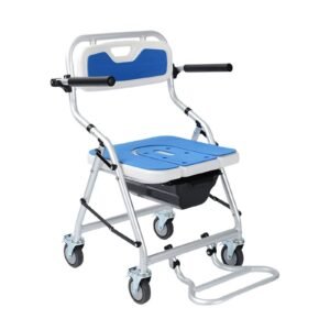 Primary product view of a Vatocare bedside commode chair with durable support for bedside personal care