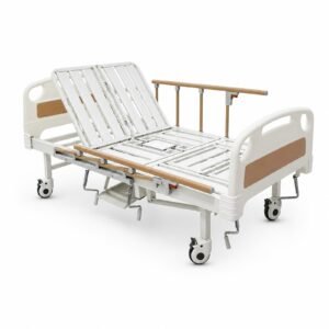 Vatocare hospital bed and care accessory shown in white-background view 3, featuring mobility-focused design for clinical bedside support