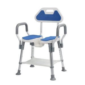 Vatocare bathroom shower chair primary product view, designed with durable support for stable bathroom support