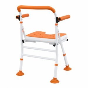 Alternate product view 3 showing a Vatocare bathroom shower chair with clear functional design for accessible shower care