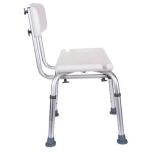 Vatocare bathroom shower chair, alternate product view 2, highlighting user-friendly details for stable bathroom support