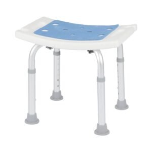 Vatocare bathroom shower chair, alternate product view 2, with daily-use setup for accessible shower care