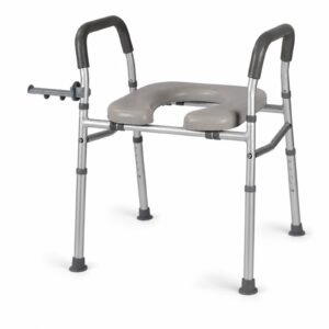 Alternate product view 3 showing a Vatocare toilet safety rail with mobility-focused design for stable sit-to-stand support
