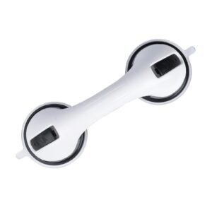 Vatocare toilet safety rail, primary product view, highlighting user-friendly details for stable sit-to-stand support