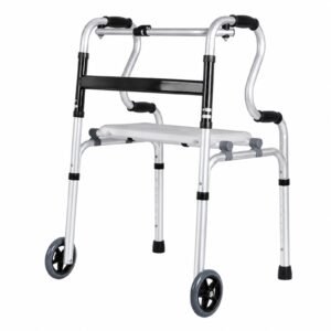 Alternate product view 2 of a Vatocare mobility walker or rollator with home-care construction for indoor and outdoor walking