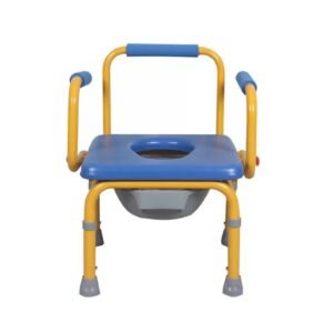 Vatocare bedside commode chair primary product view, designed with user-friendly details for home-care toileting needs
