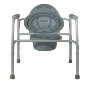 Vatocare bedside commode chair, alternate product view 4, highlighting practical construction for daily hygiene assistance
