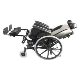 Vatocare manual wheelchair, alternate product view 4, with clear functional design for attendant-assisted transport