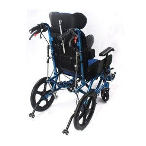Vatocare manual wheelchair, alternate product view 4, with accessible care design for attendant-assisted transport