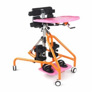 Vatocare mobility walker or rollator white-background view 1, designed with daily-use setup for rehabilitation mobility