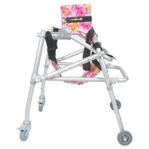 Vatocare mobility walker or rollator, alternate product view 2, highlighting supportive structure for independent walking support