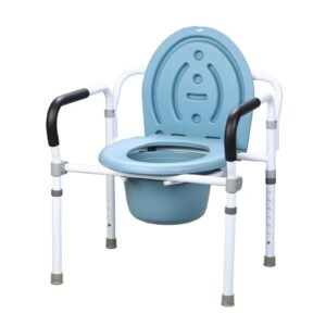 Primary product view of a Vatocare bedside commode chair with stable frame for bedside personal care