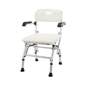 Vatocare bathroom shower chair, primary product view, with durable support for reduced-slip bathing support