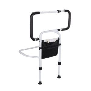 Primary product view of a Vatocare adjustable bed safety rail with durable support for home-care bedside safety