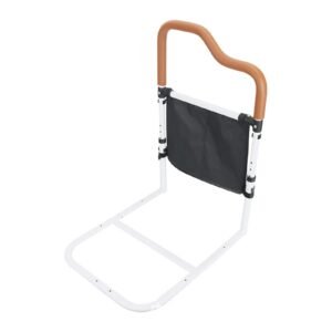 Primary product view of a Vatocare adjustable bed safety rail with practical construction for adjustable bedside assistance