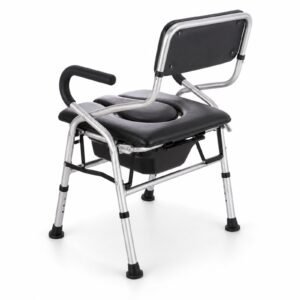 Alternate product view 3 showing a Vatocare bedside commode chair with care-focused design for stable seated toileting