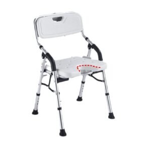 Alternate product view 4 showing a Vatocare bathroom shower chair with durable support for reduced-slip bathing support