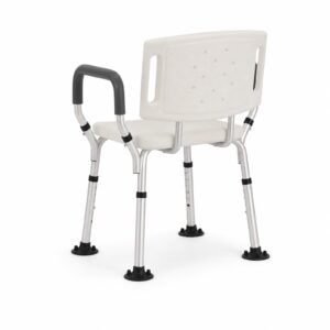Vatocare bathroom shower chair, alternate product view 3, with clear functional design for safer seated bathing