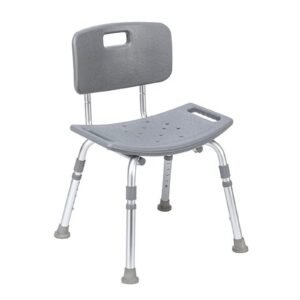 Primary product view showing a Vatocare bathroom shower chair with clear functional design for stable bathroom support